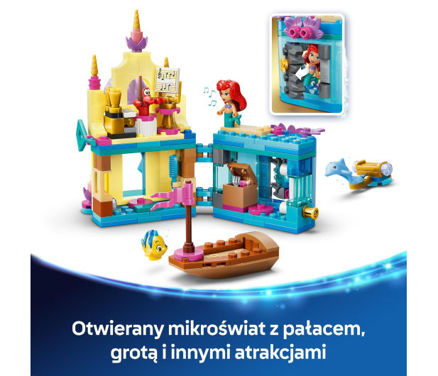 LEGO DISNEY 43285 Magiczny minipałac Arielki - 1473478 - zdjęcie 10